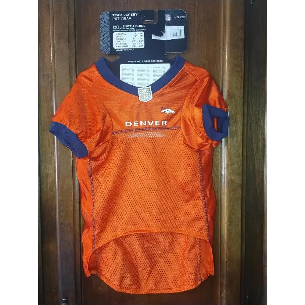 Denver broncos‎ dog team jersey size large